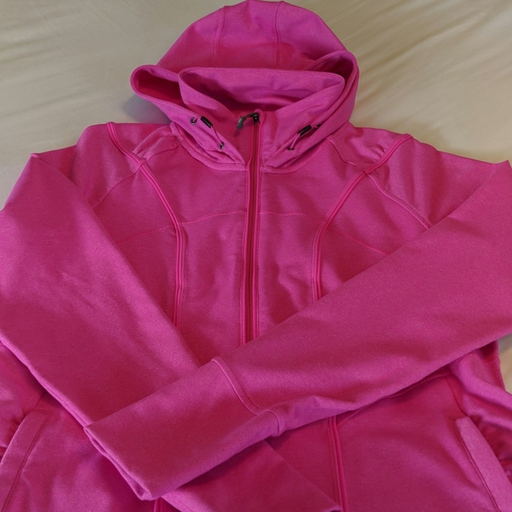 Athleta Pink Hoodie Sweatshirt